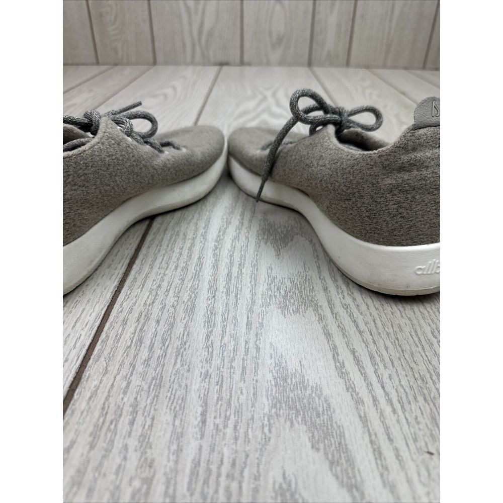 Allbirds Mens Wool Runners 0094 Green Lace Up Low Top Sneaker Shoes Size 9 - Picture 6 of 10